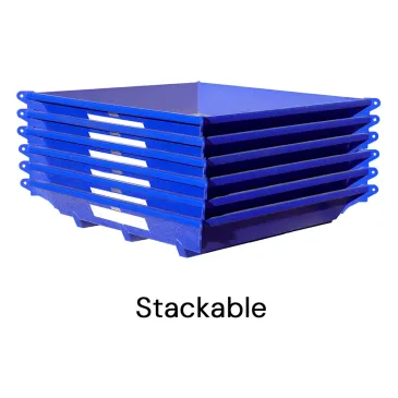 stackable concrete pans